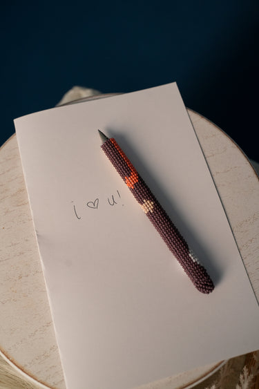 Heart Beaded Pen